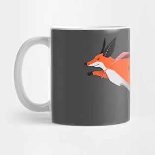 Red Fox running, Superhero Mug